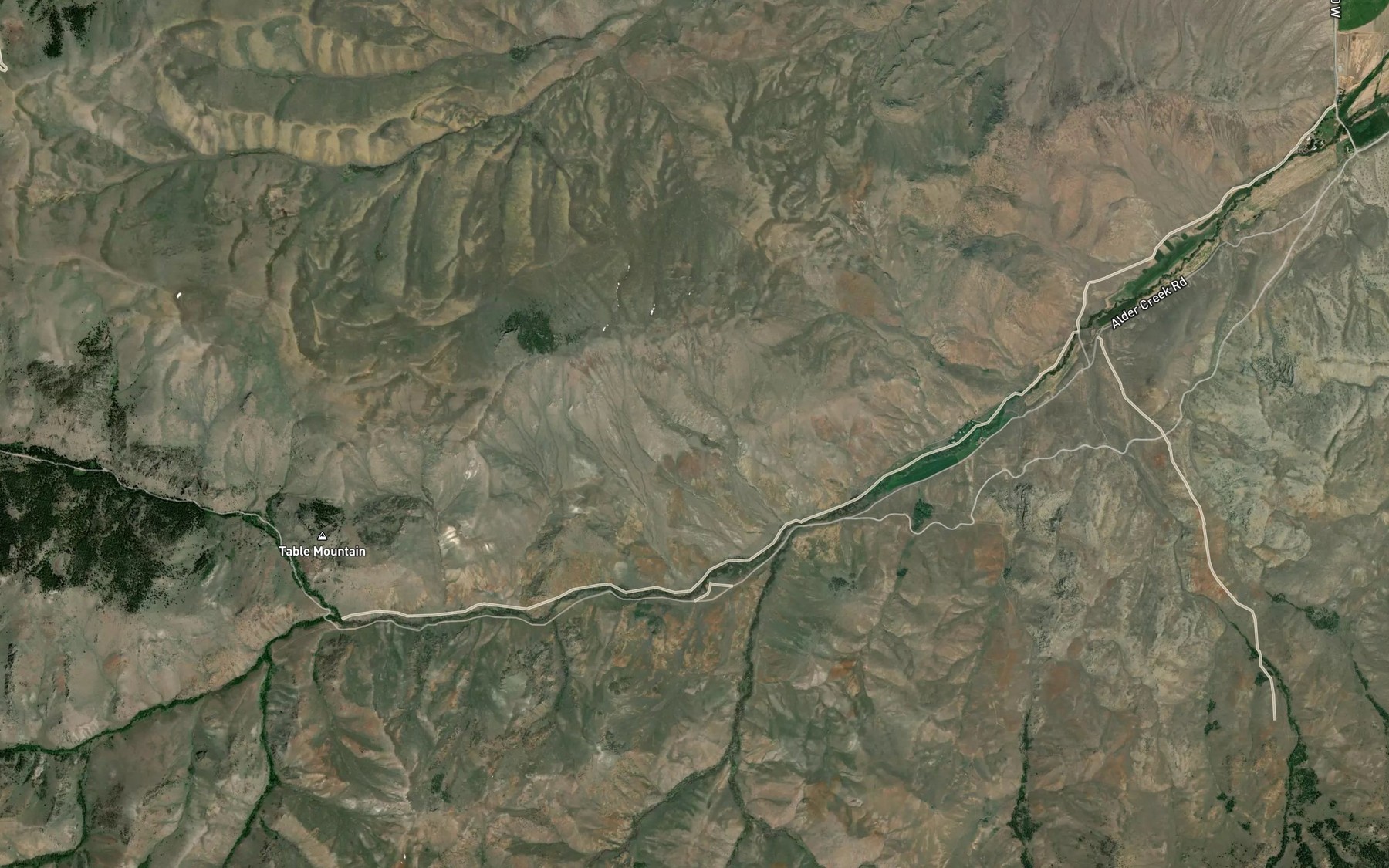 Satellite map of the Fallini Spring