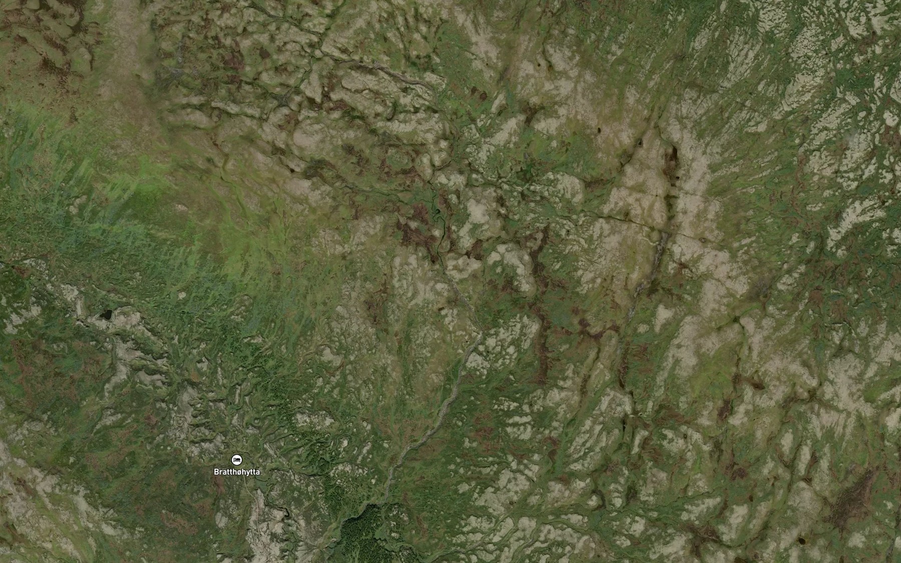 Satellite map of the Austelva