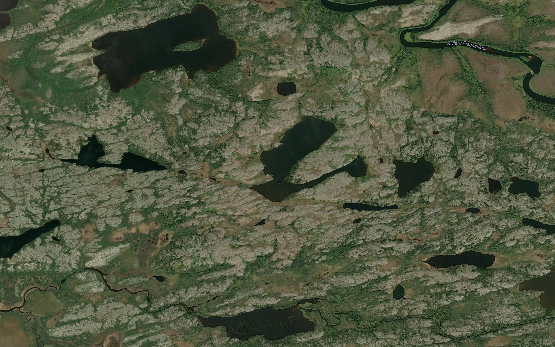 Satellite map of the Lac Kampani Chisayu