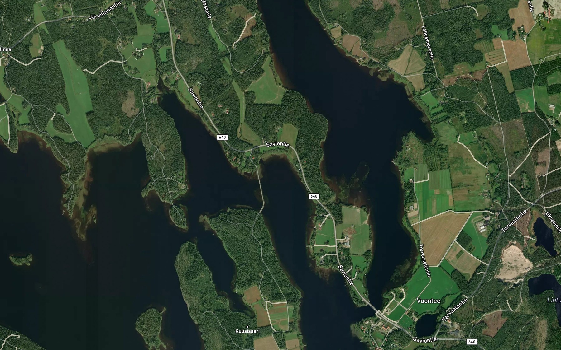 Satellite map of the Majalahti