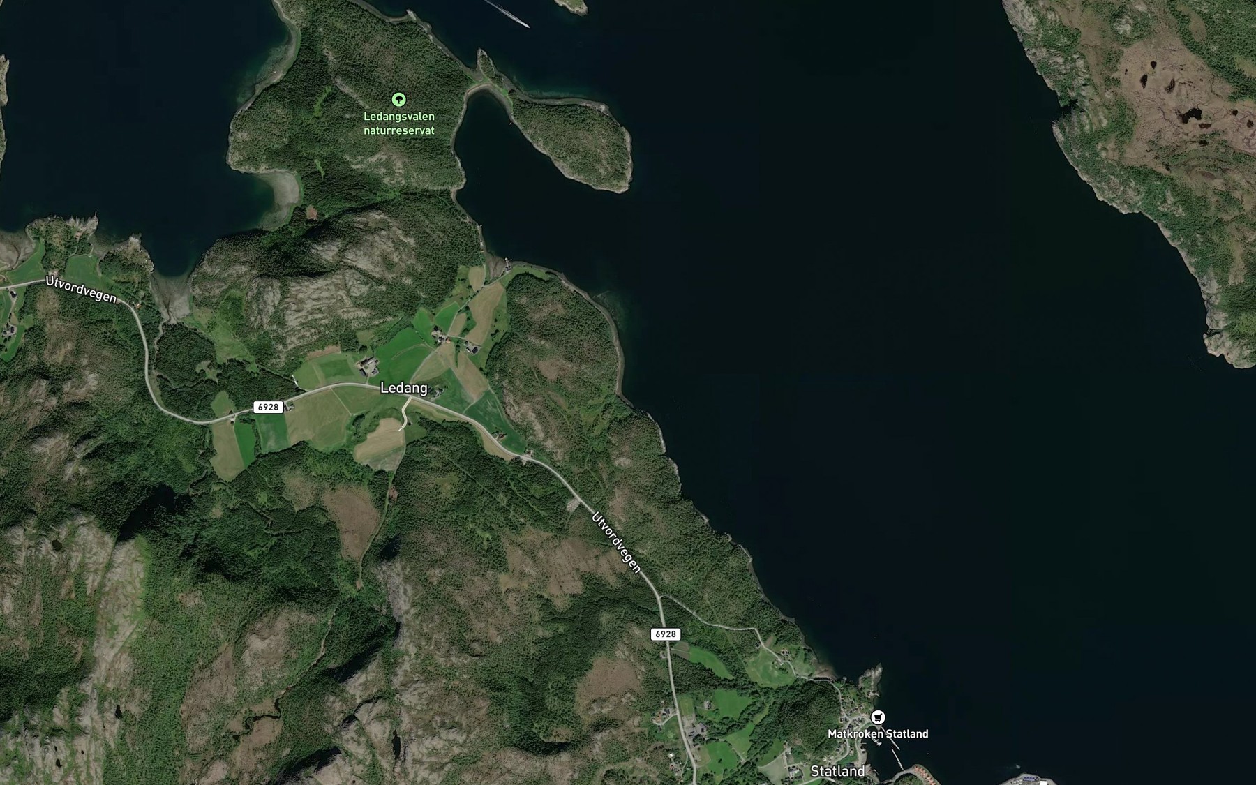 Satellite map of the Rakkavika
