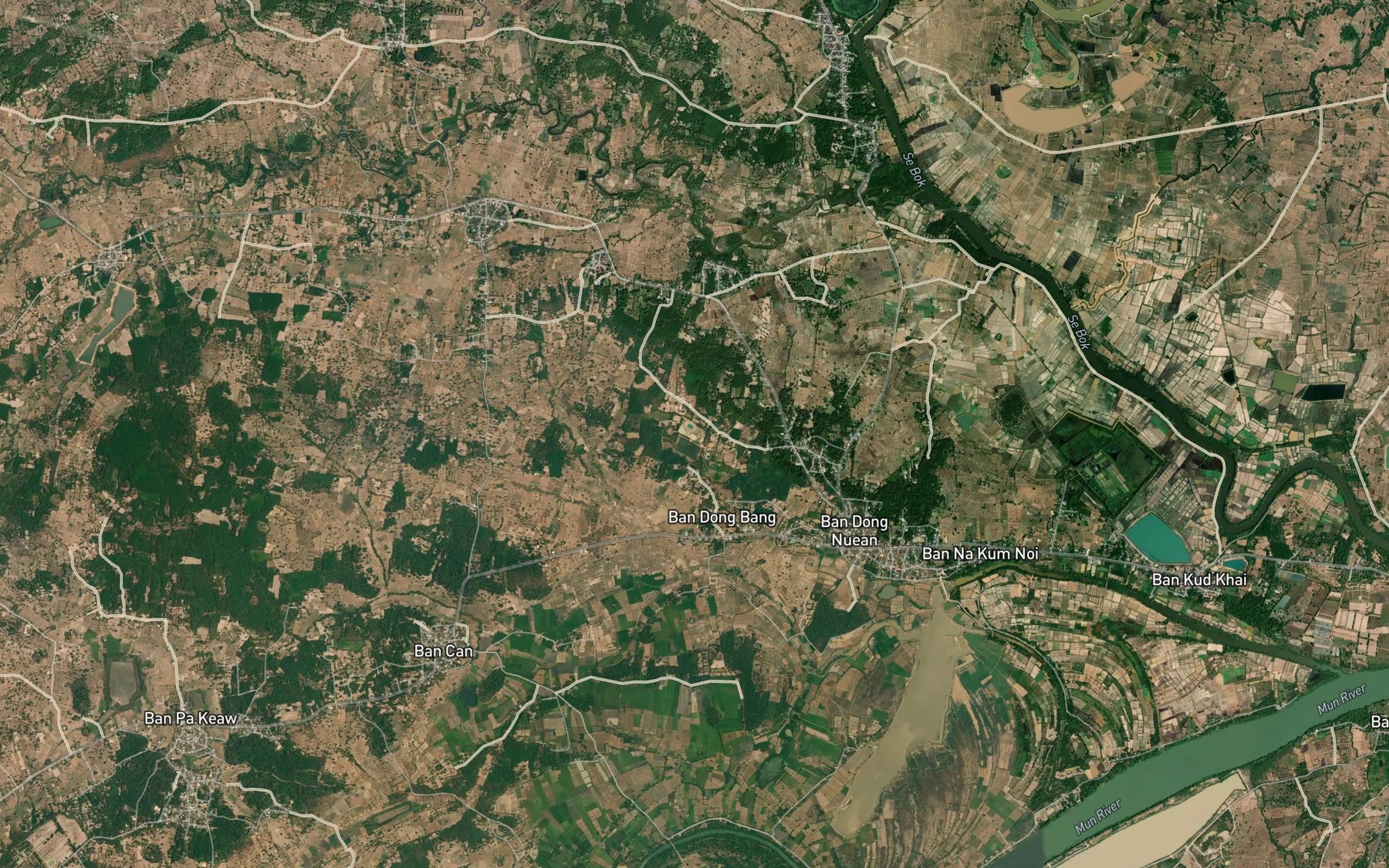 Satellite map of the Nong Hua Ling