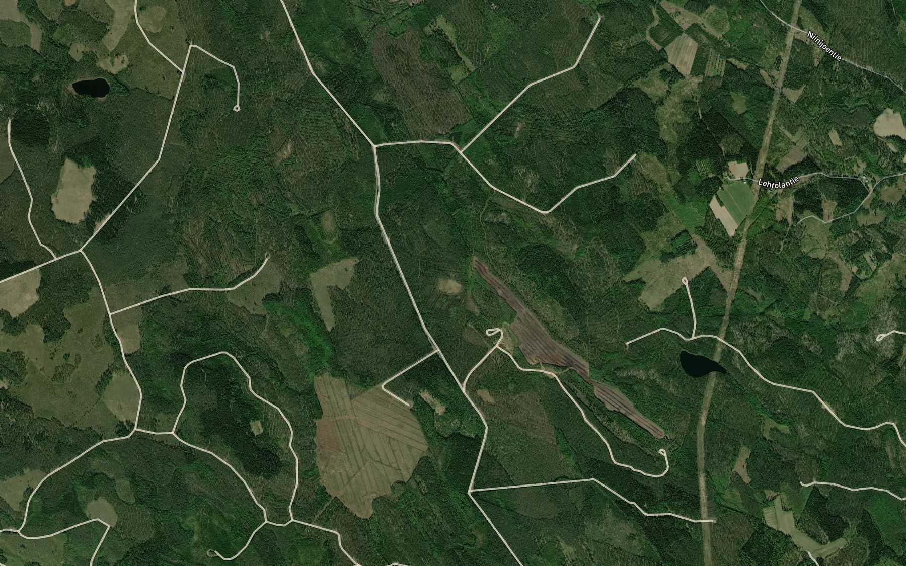 Satellite map of the Matkuslampi