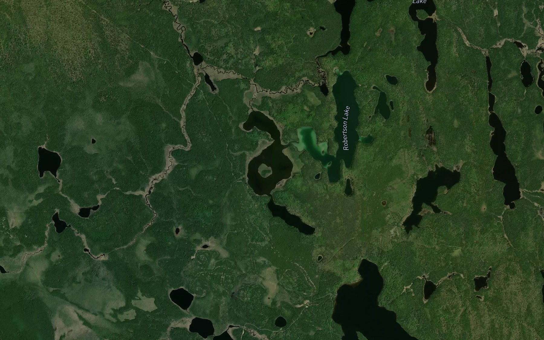Satellite map of the Nokomis Lake