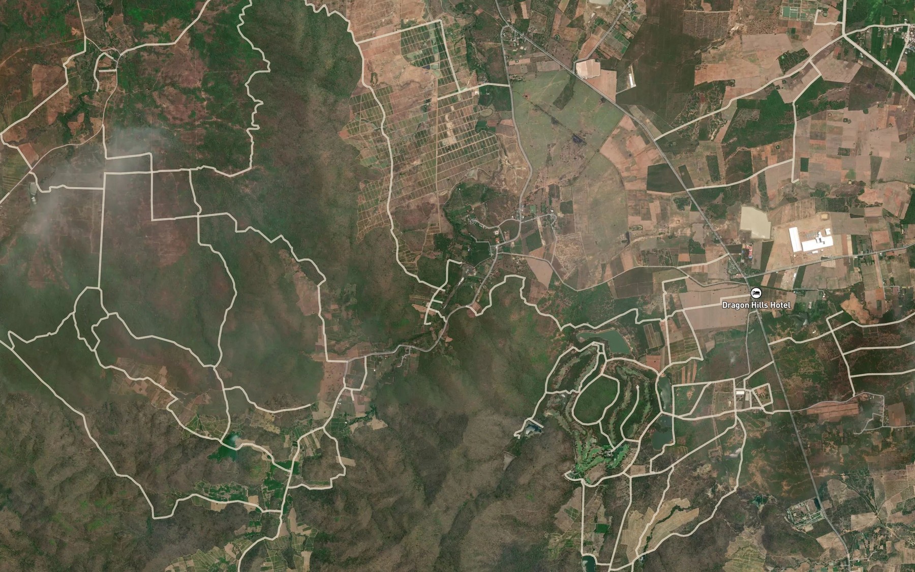 Satellite map of the Ang Kep Nam Ban Thon Hang