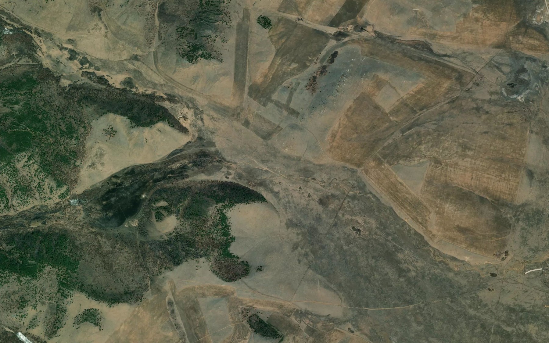 Satellite map of the Zun-Khargagatyy