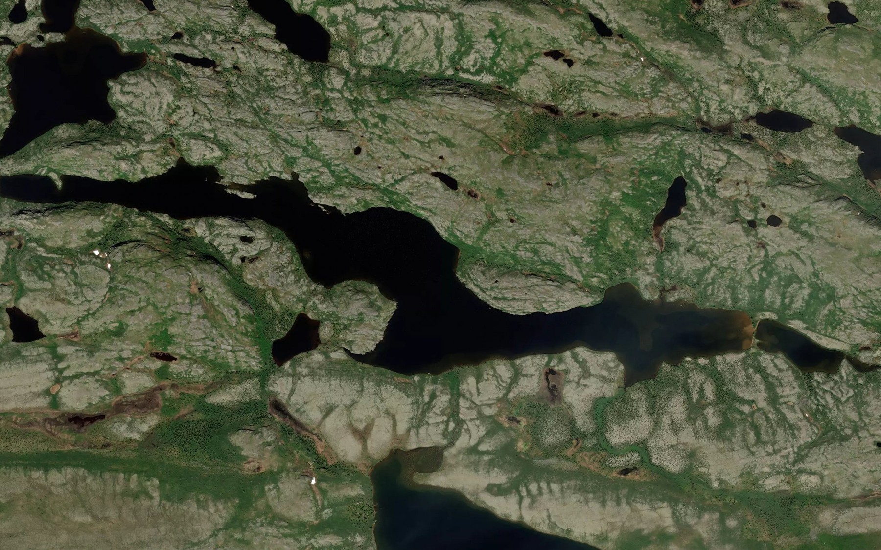 Satellite map of the Lac Farandriet