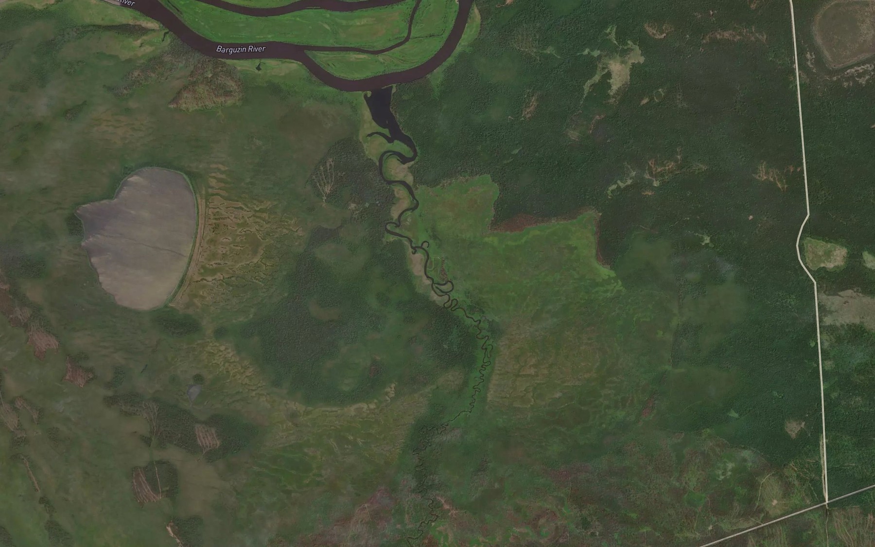 Satellite map of the Gusikha