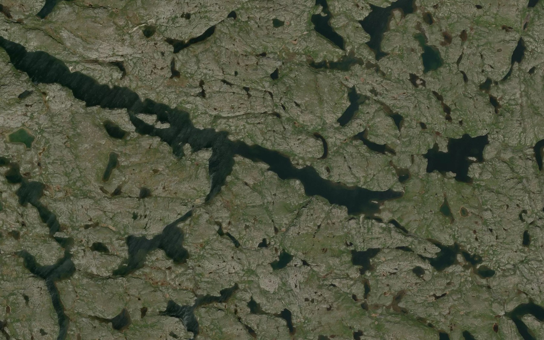 Satellite map of the Lacs Aqqutitsiaq