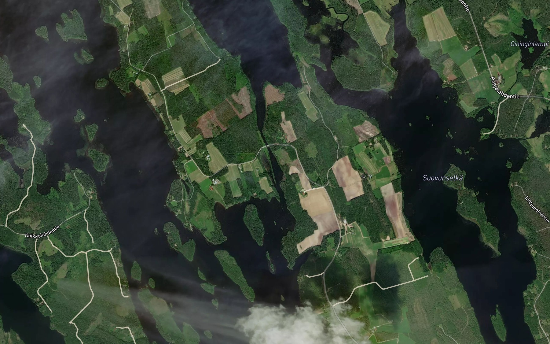 Satellite map of the Levaselka