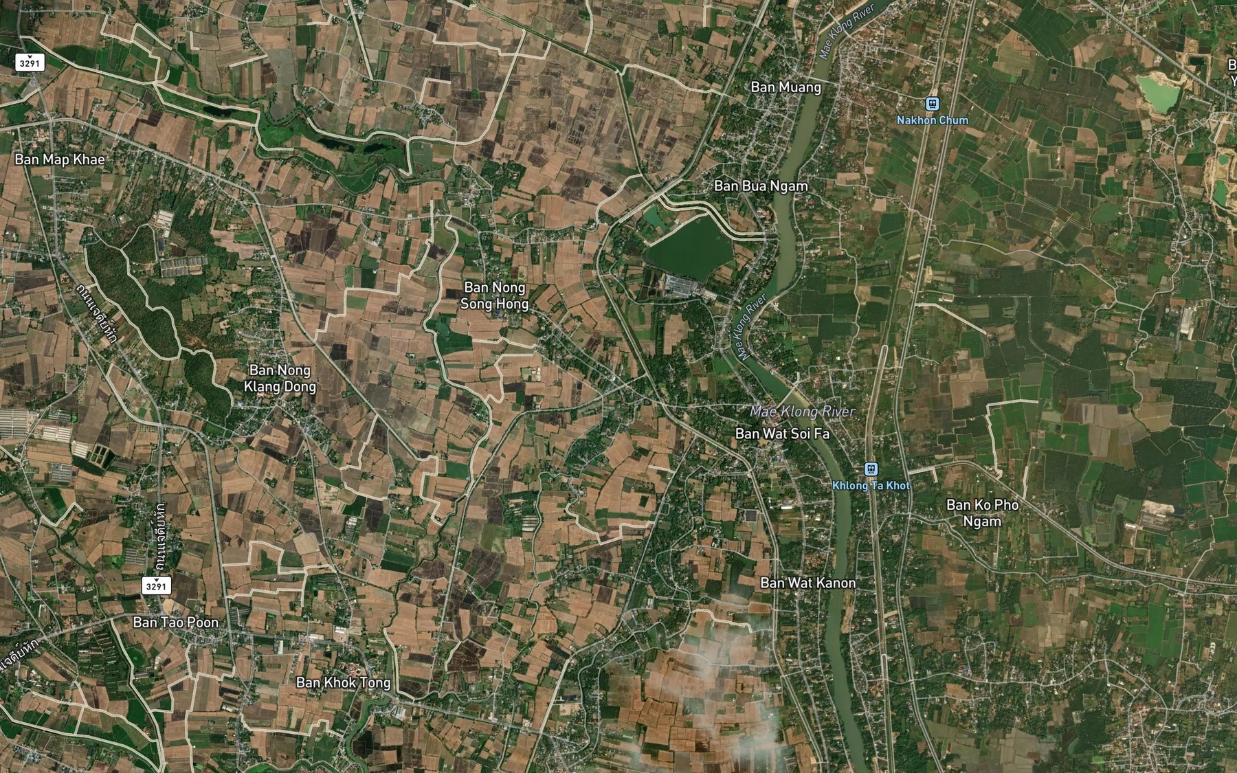 Satellite map of the Khlong Mottanoi