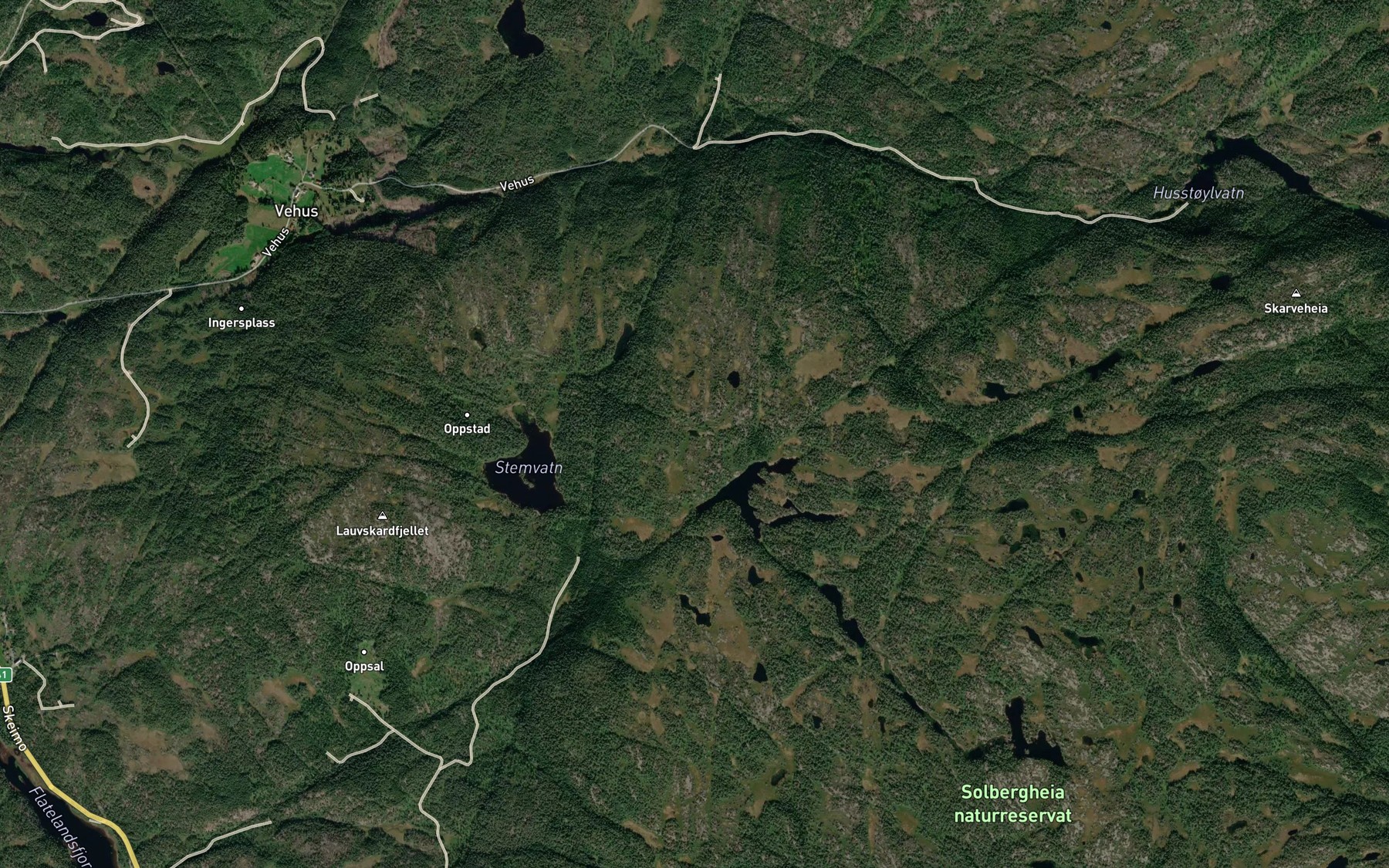 Satellite map of the Blabaertjonn