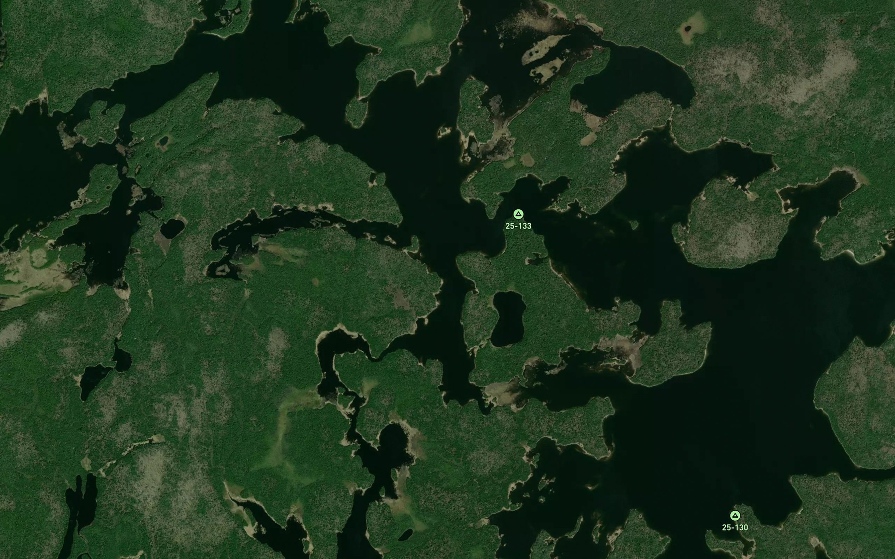 Satellite map of the Chenal Barriere
