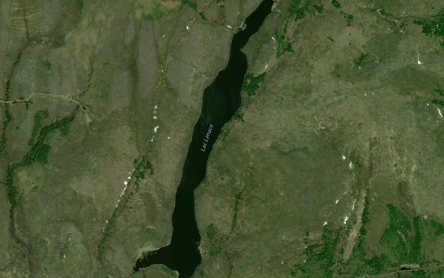Satellite map of the Lac Limace