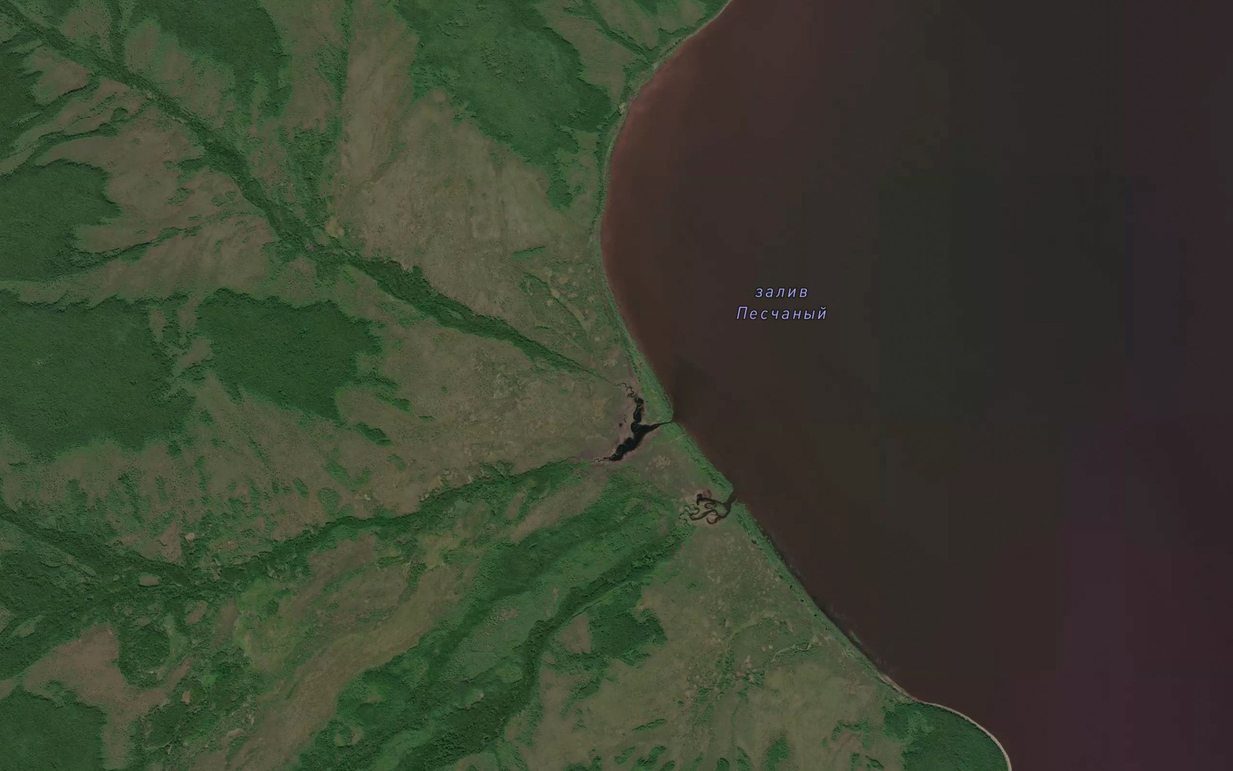 Satellite map of the Severnyy Perepekin