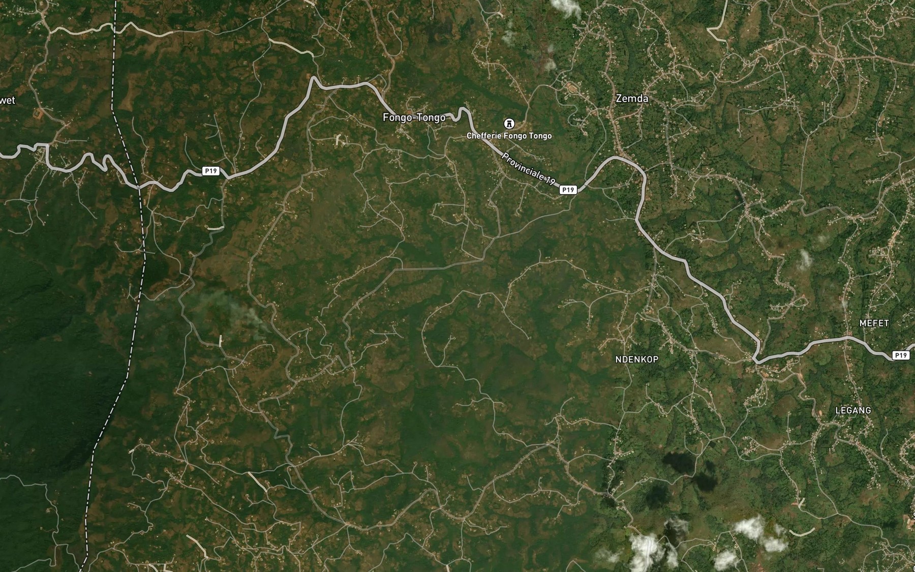 Satellite map of the Mekoup