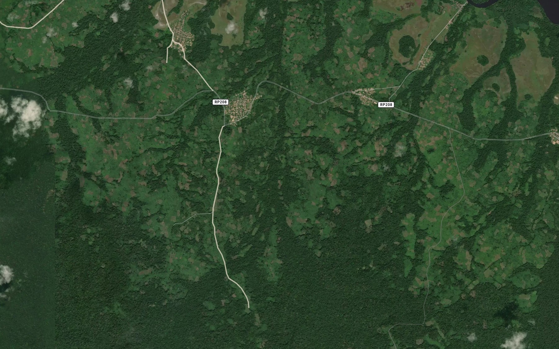 Satellite map of the Bakapi