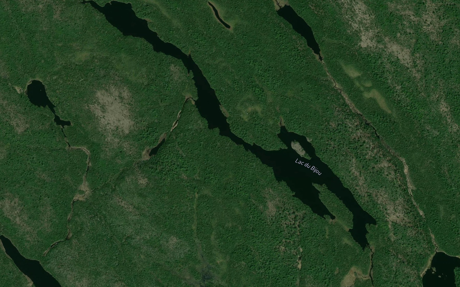 Satellite map of the Lac du Bijou