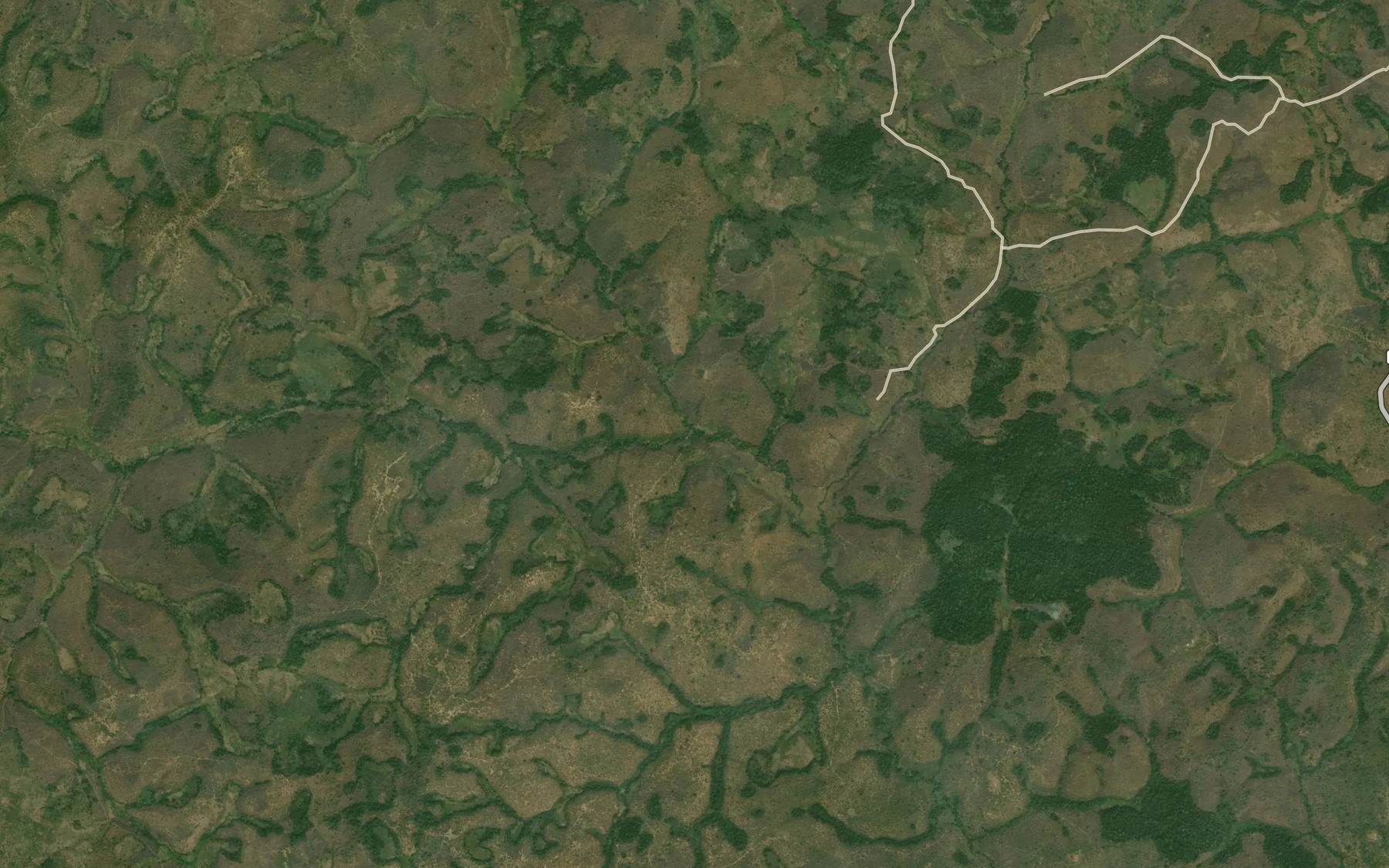 Satellite map of the Mbanke