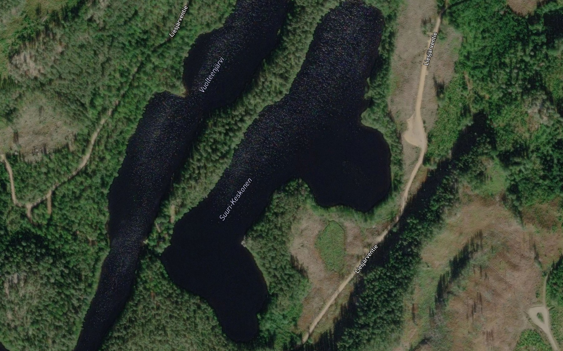 Satellite map of the Suuri-Keskonen