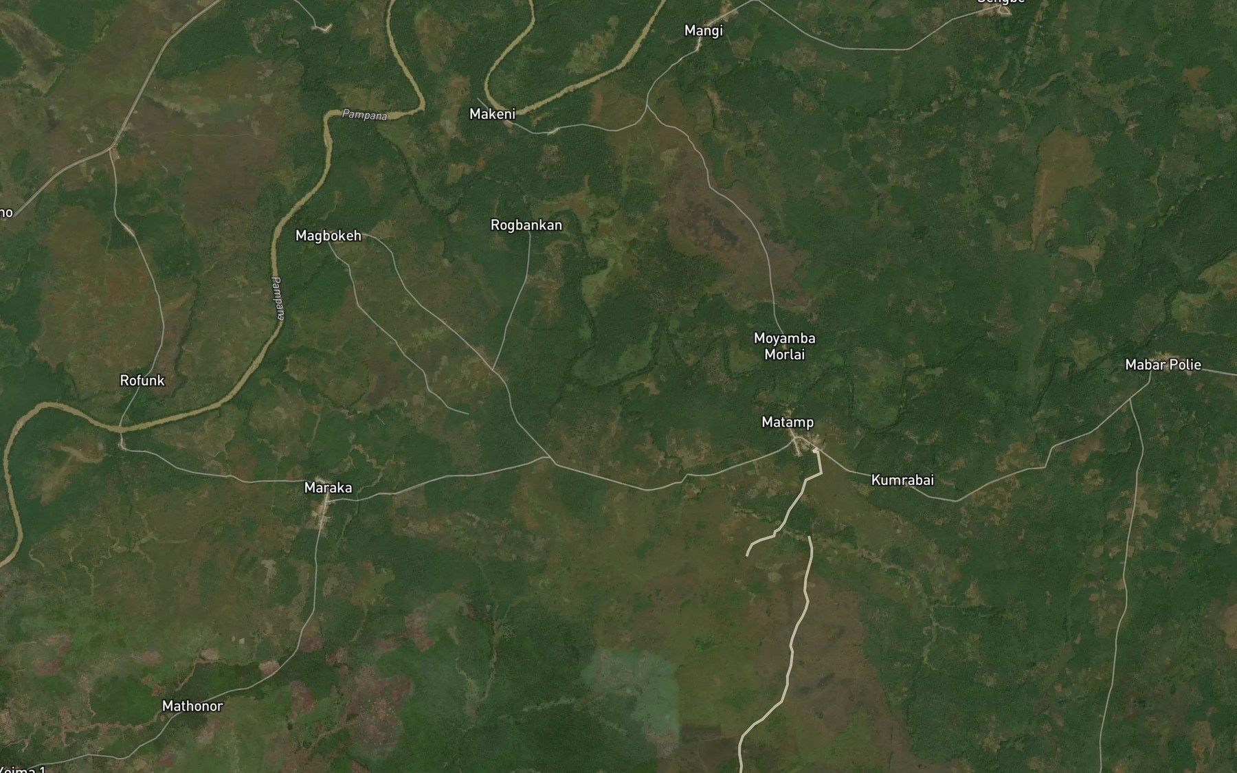 Satellite map of the Kekon