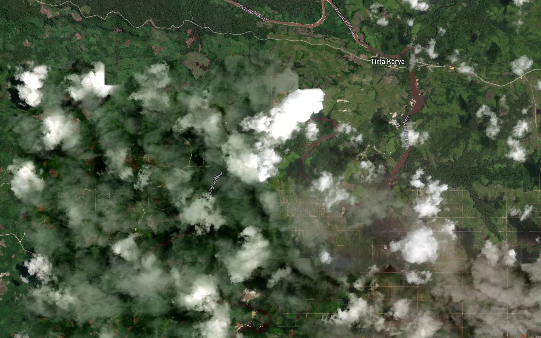 Satellite map of the Sungai Tabun