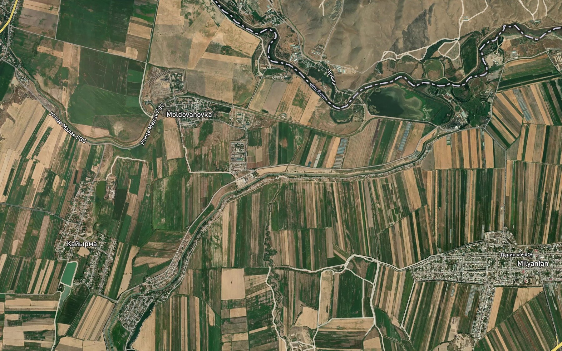Satellite map of the Norus