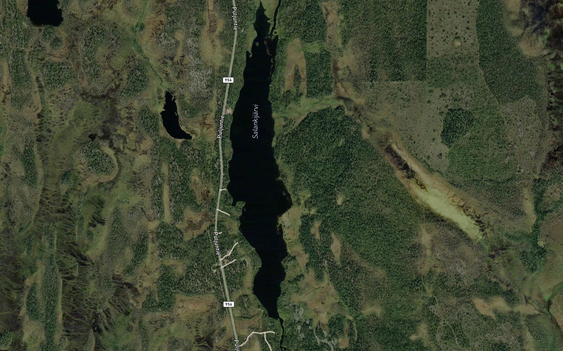 Satellite map of the Salankijarvi