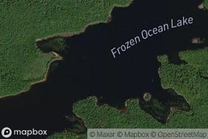 Frozen Ocean Lake