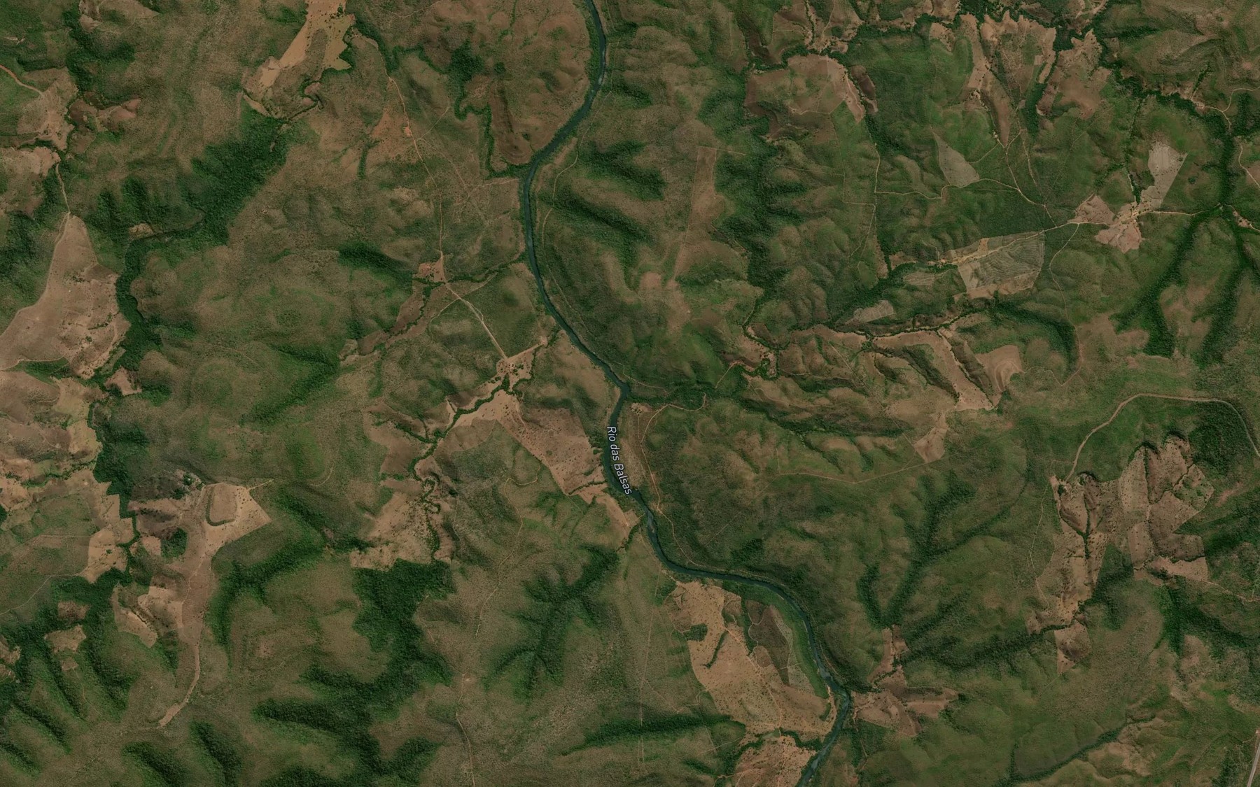 Satellite map of the Corrego Jatoba
