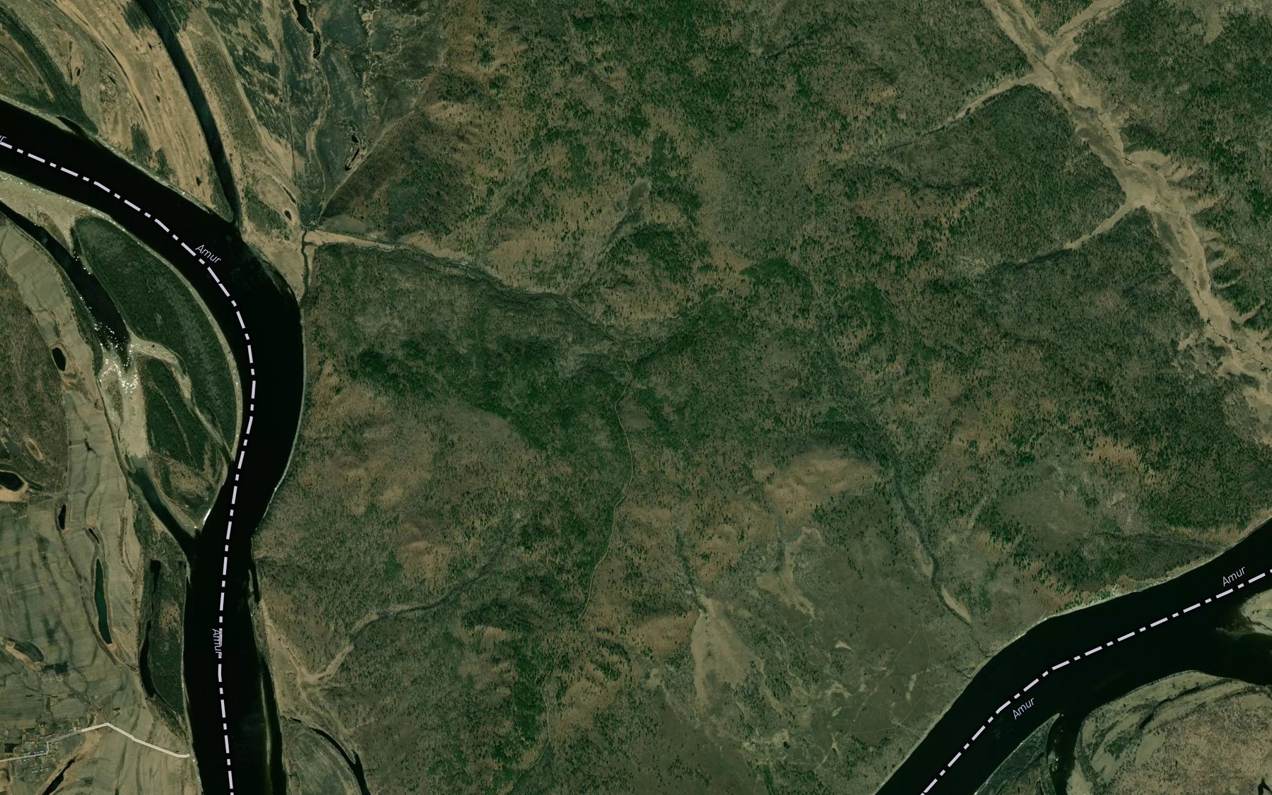 Satellite map of the Pad' Valyaikha