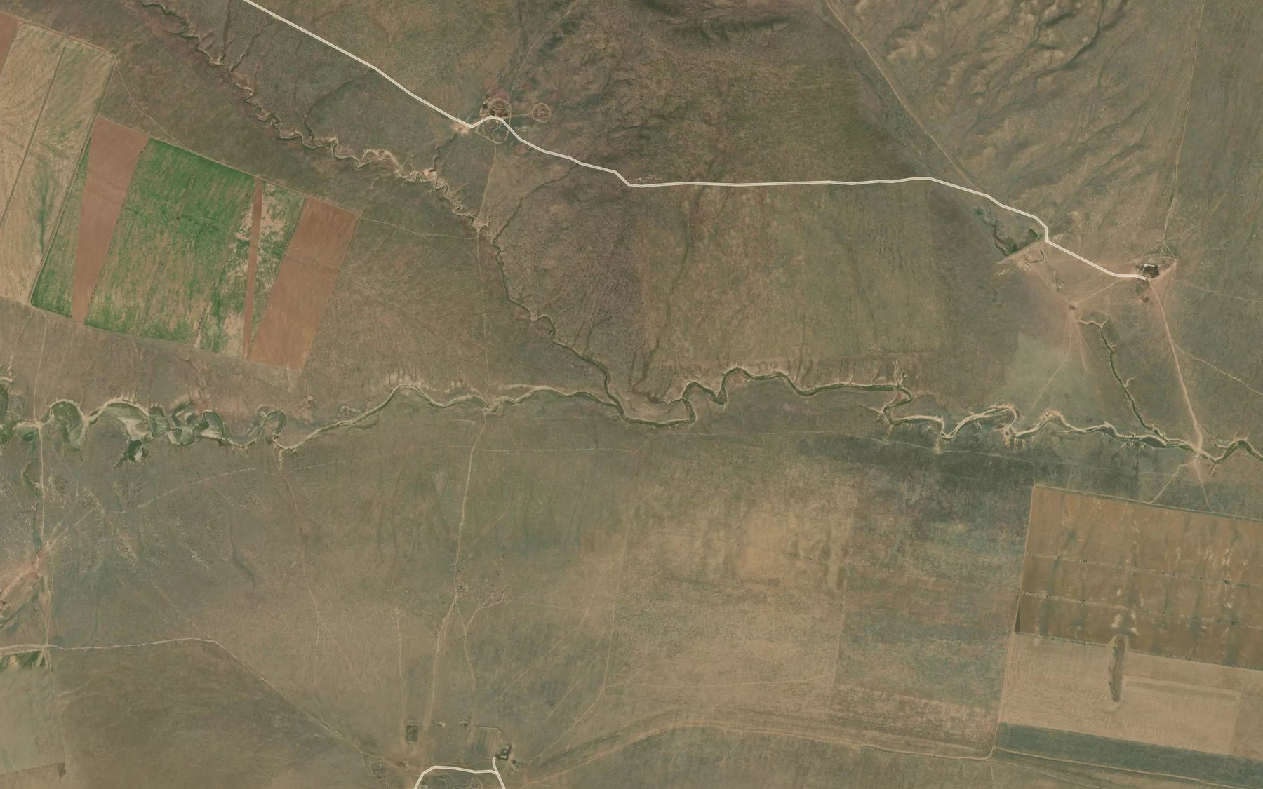 Satellite map of the Shen Khor Sala