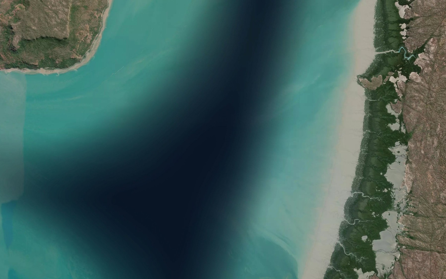 Satellite map of the St George Basin