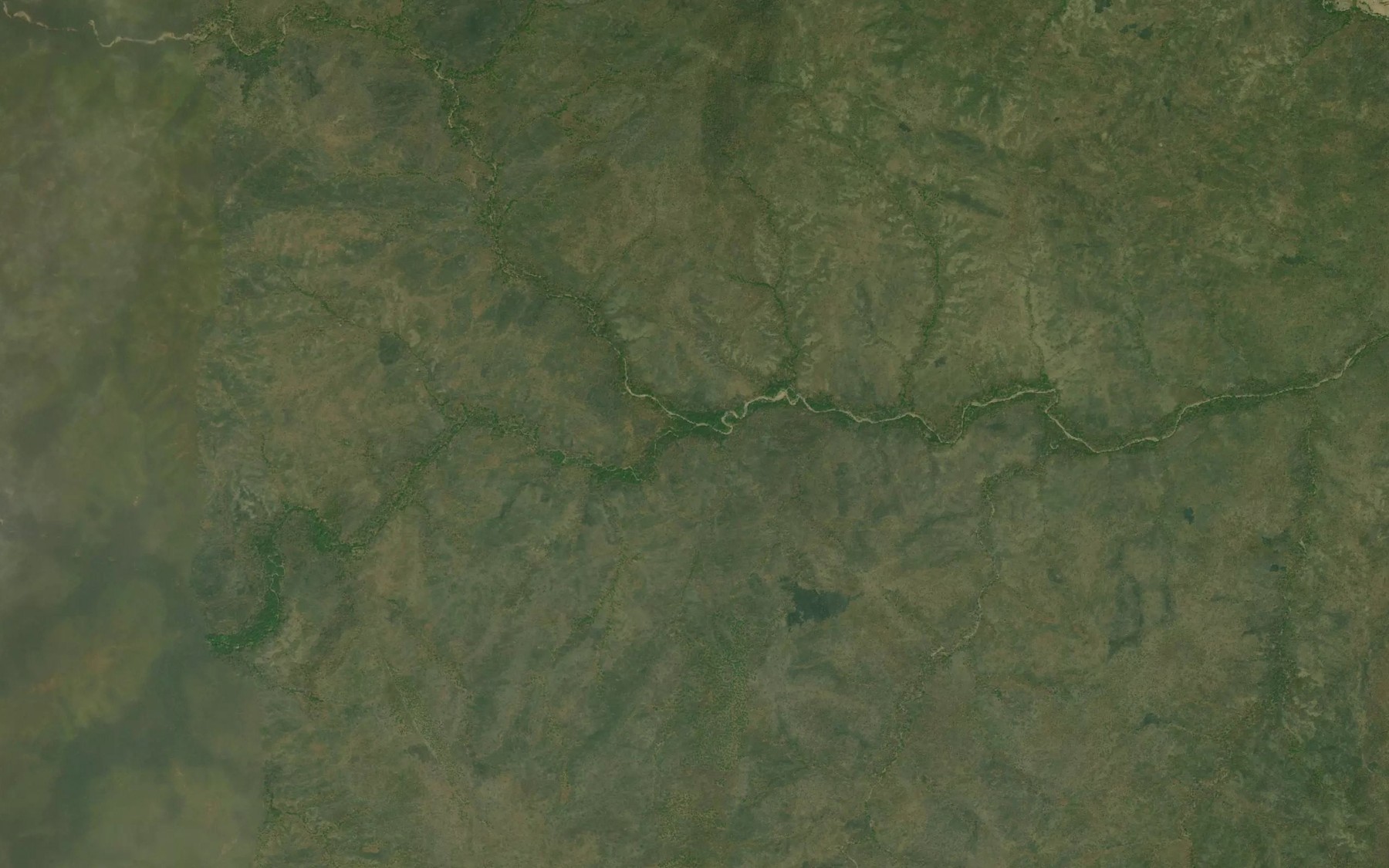 Satellite map of the River Wessa