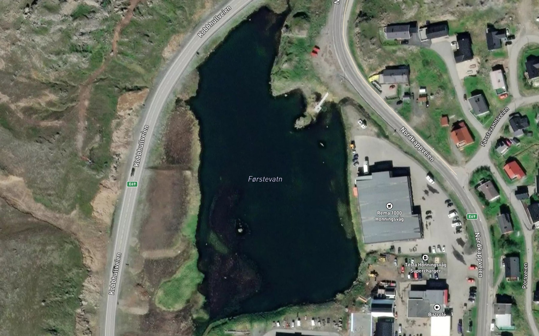 Satellite map of the Forstevatn