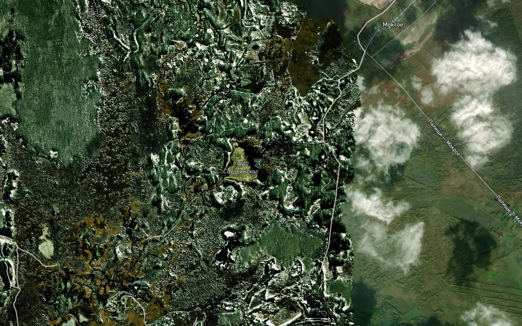 Satellite map of the Karaslitsa