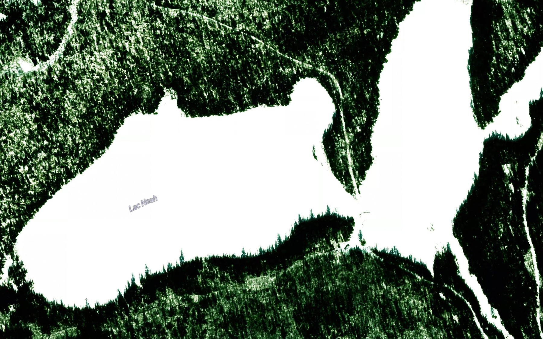 Satellite map of the Lac Noah