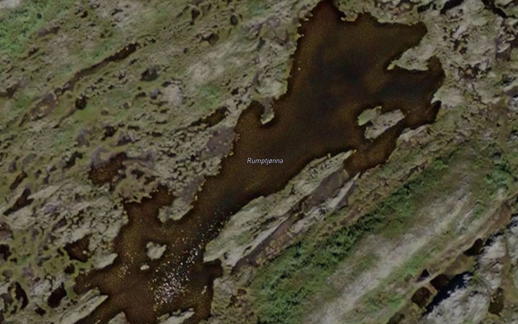 Satellite map of the Rumptjorna