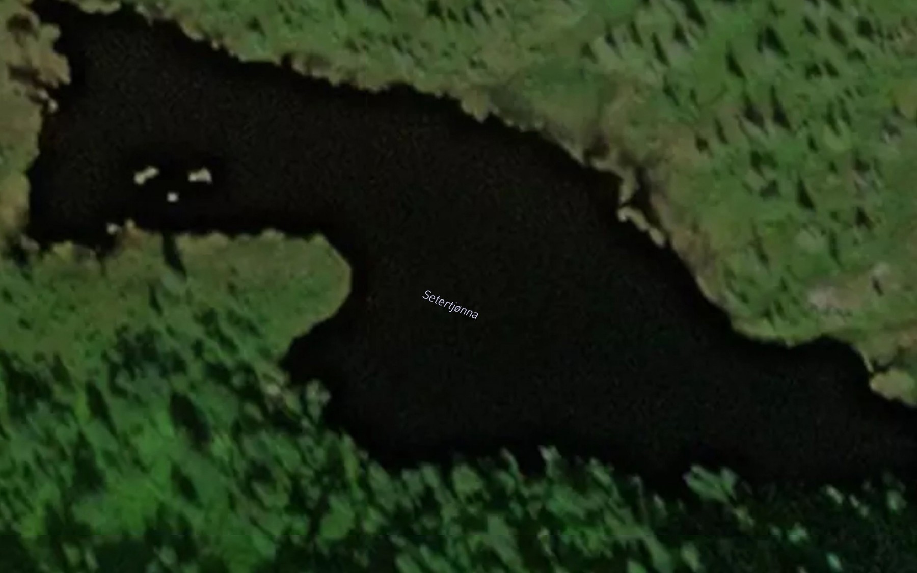 Satellite map of the Setertjonna