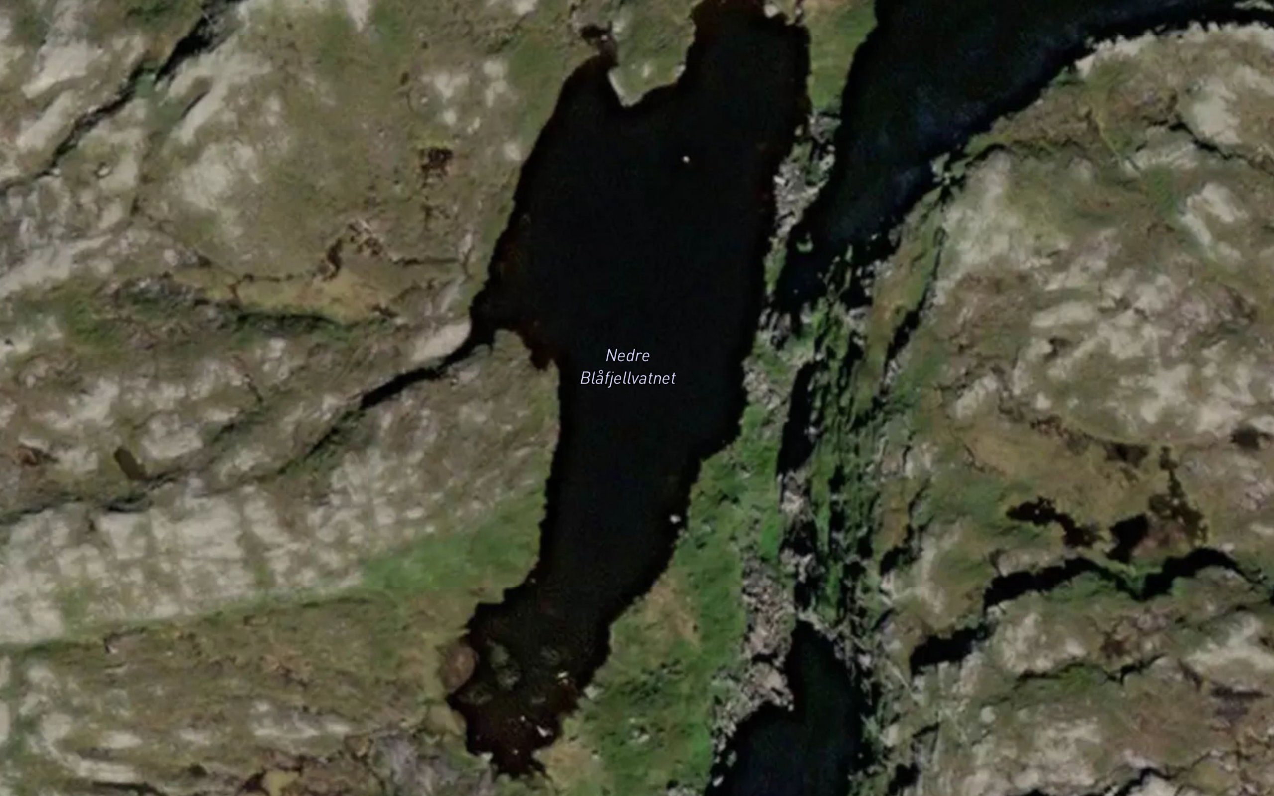 Blafjellvatnet,nedre