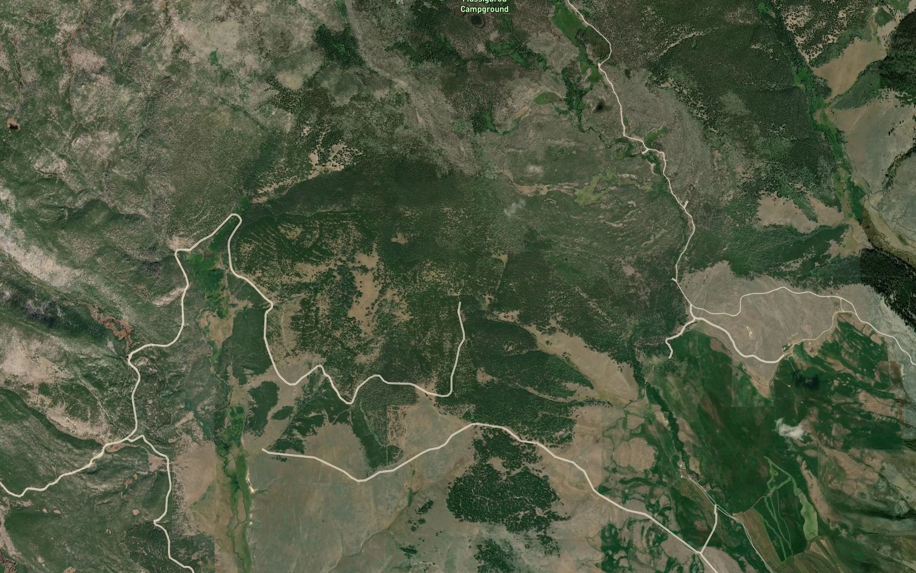 Satellite map of the 01S16W08BCAB01 Spring