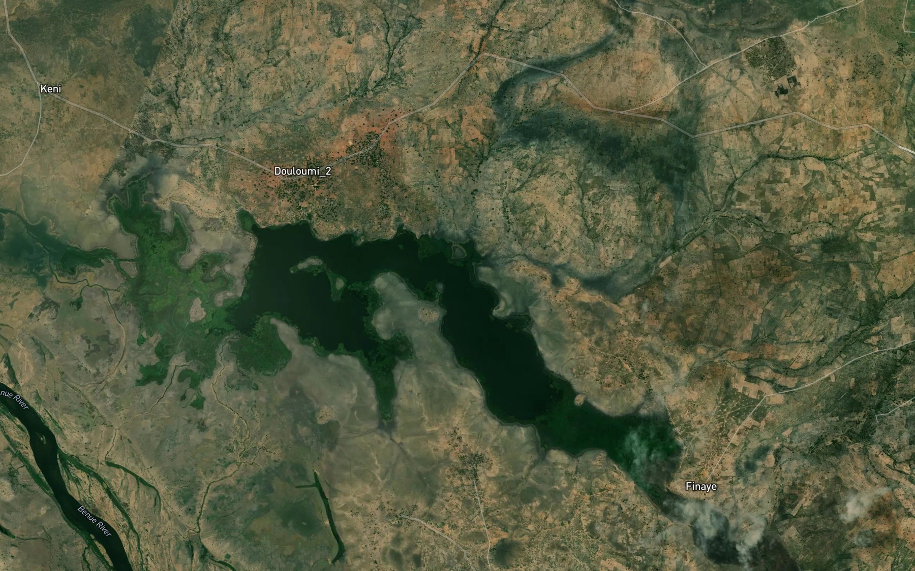 Satellite map of the Vinnde Douloumi
