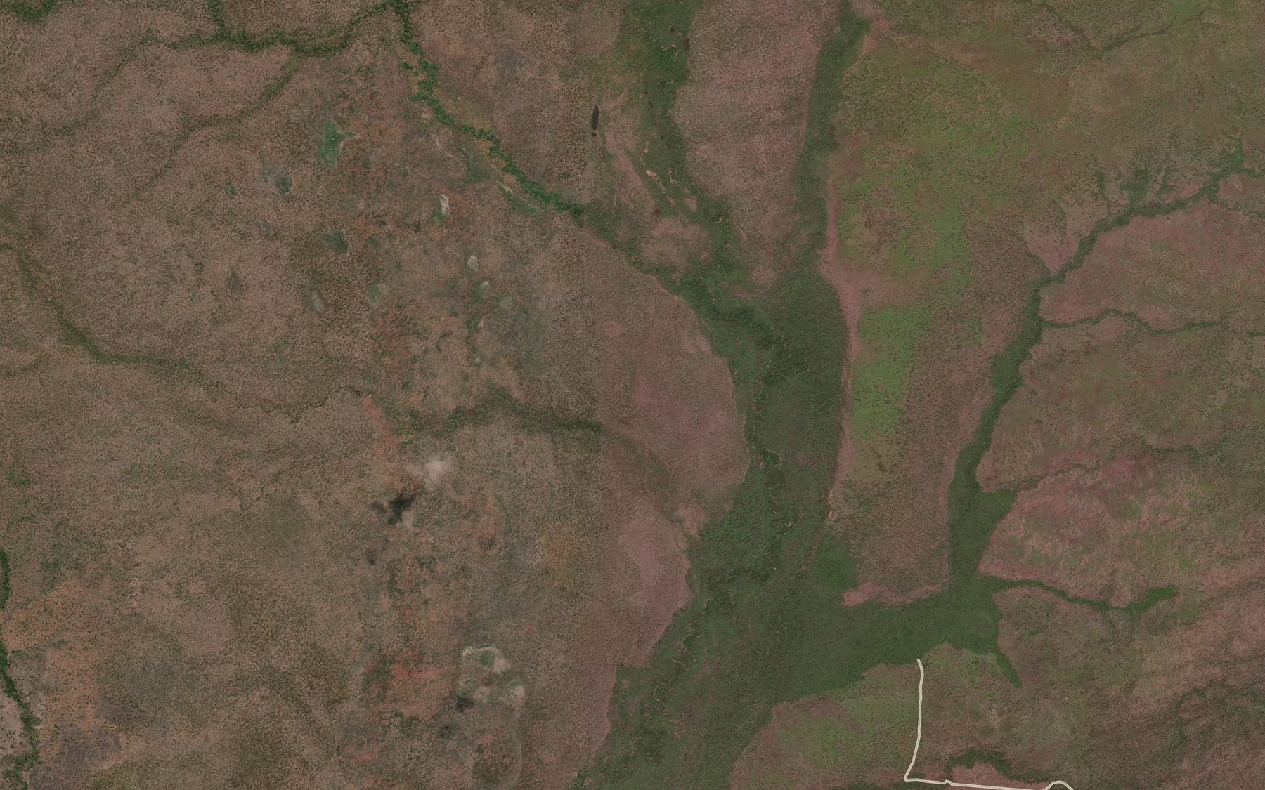 Satellite map of the July Lagoon