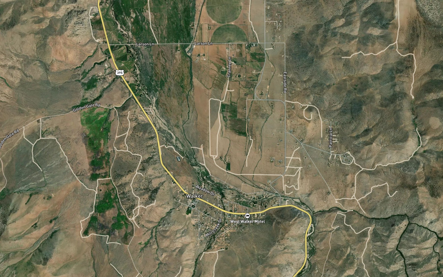 Satellite map of the Main Canal