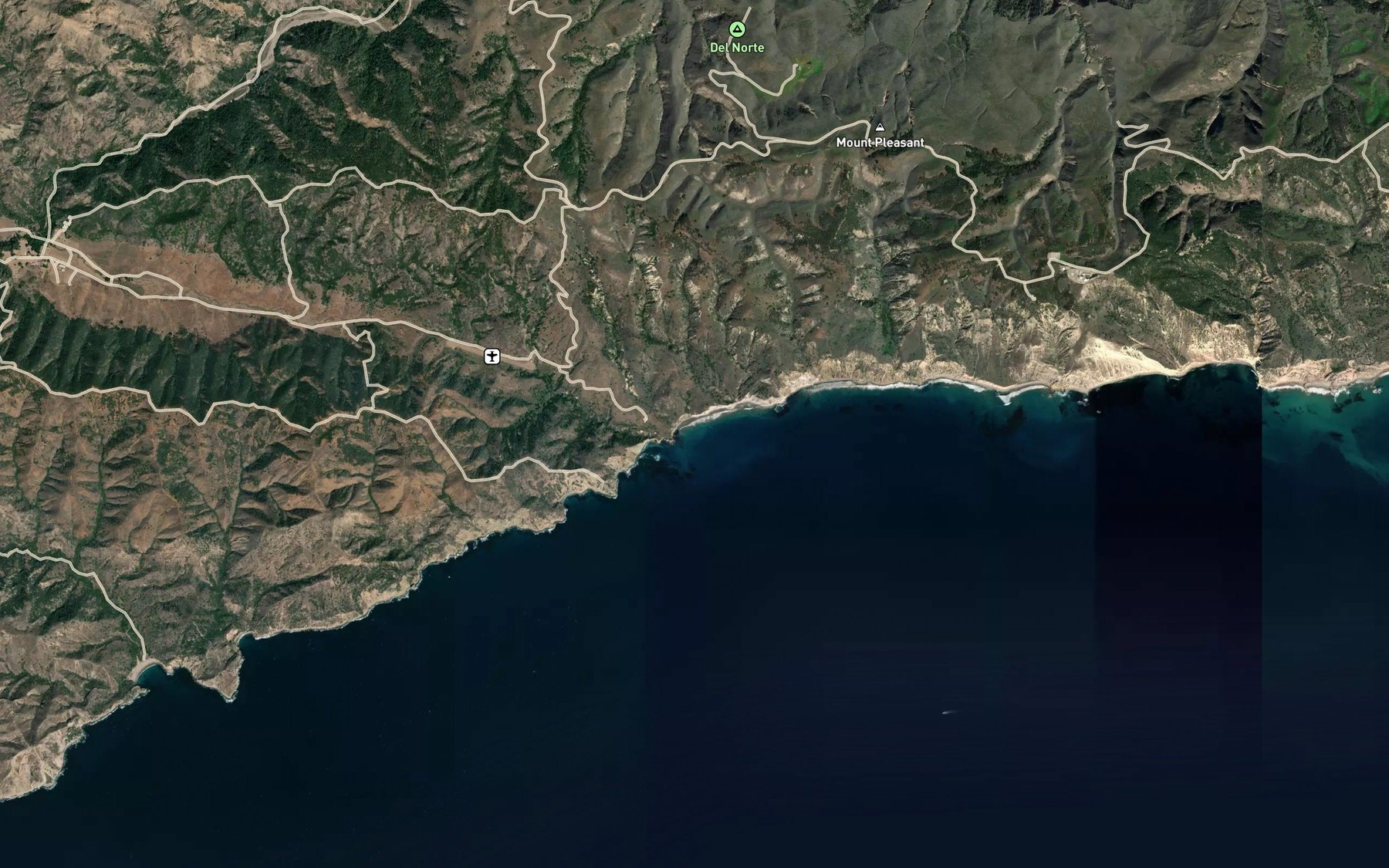 Satellite map of the Valley Anchorage