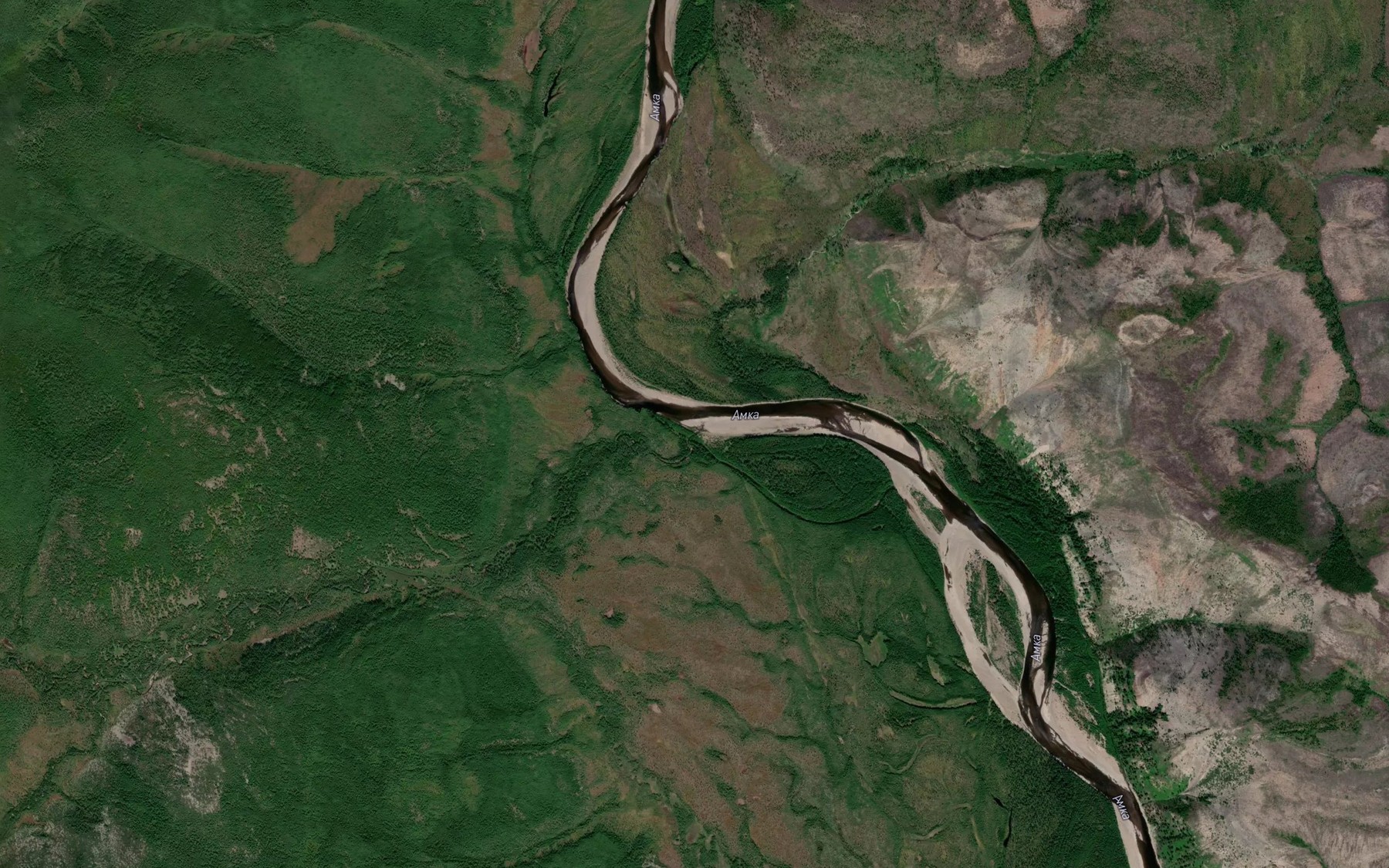Satellite map of the Nalednyy