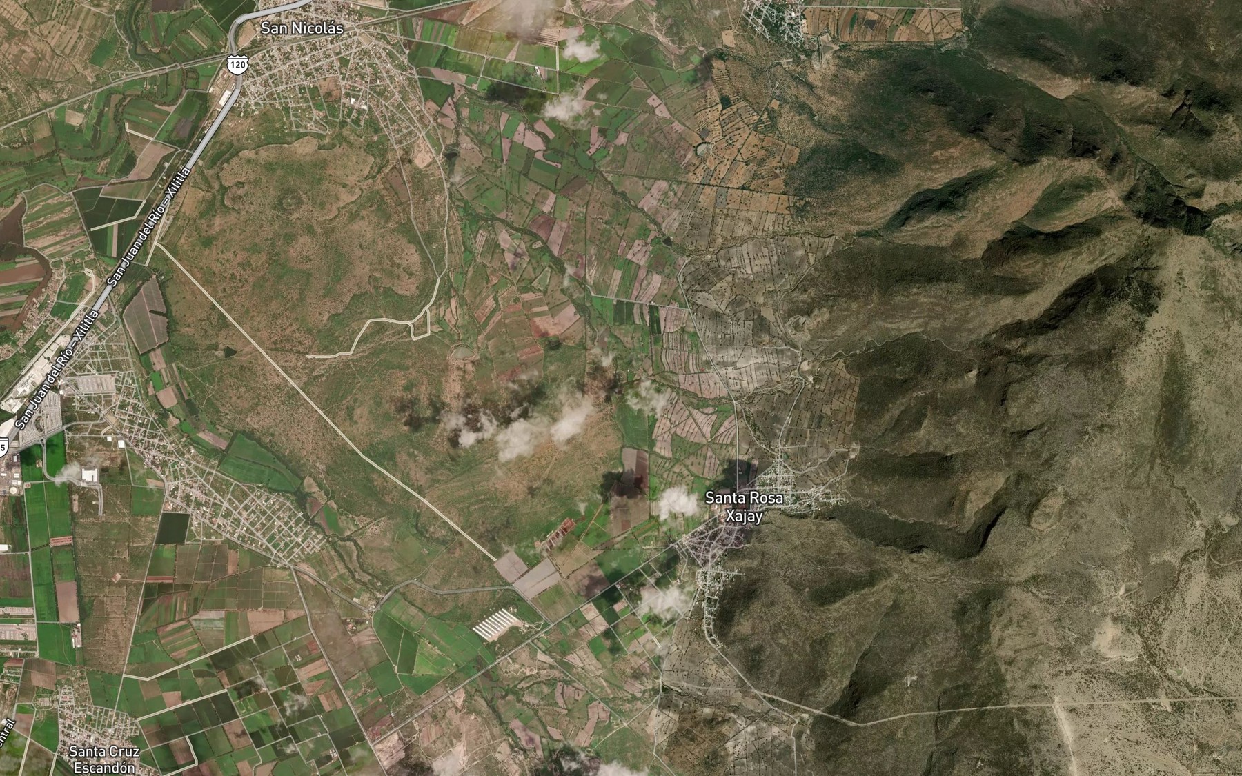 Satellite map of the San Antonio