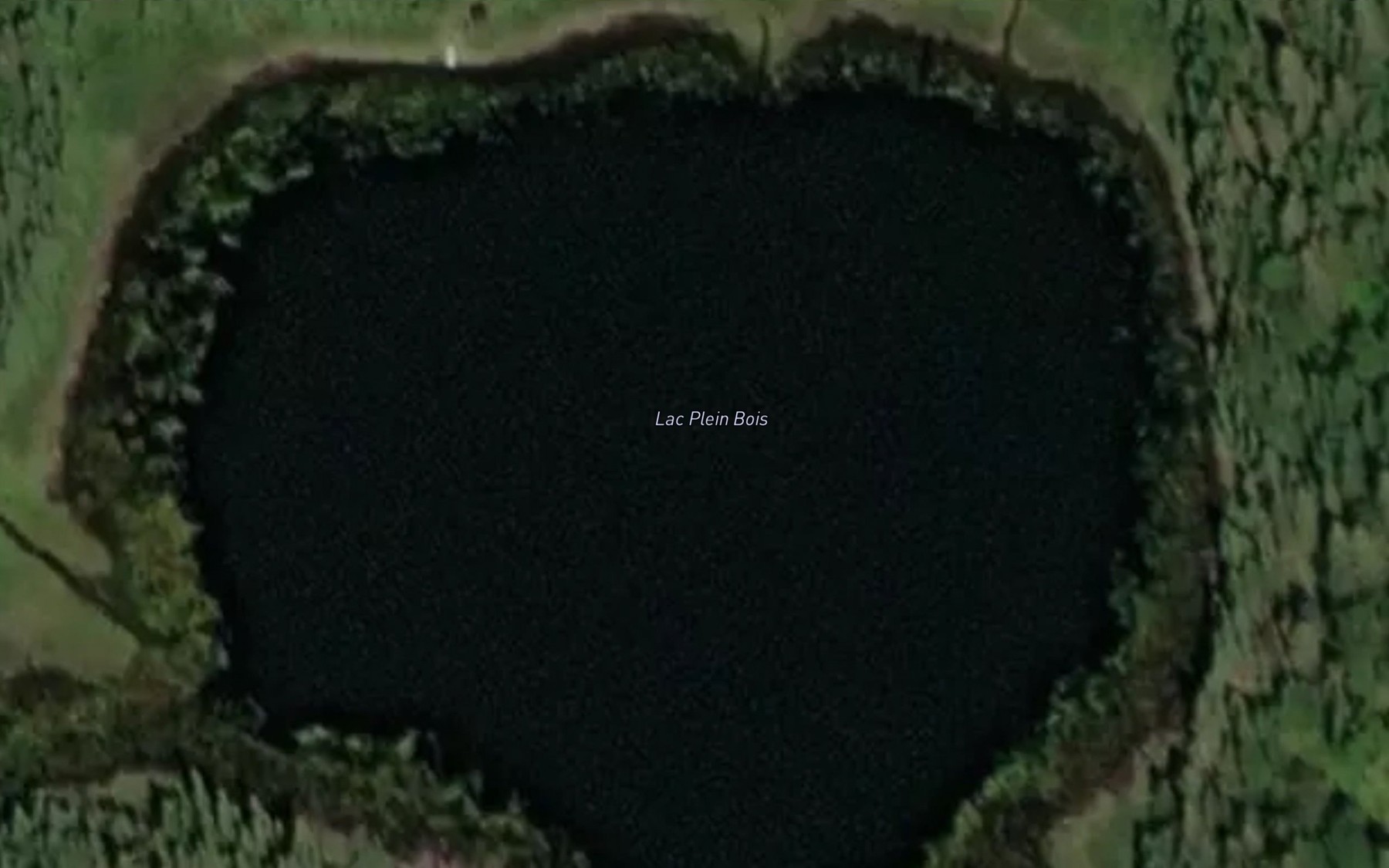Satellite map of the Lac Plein Bois