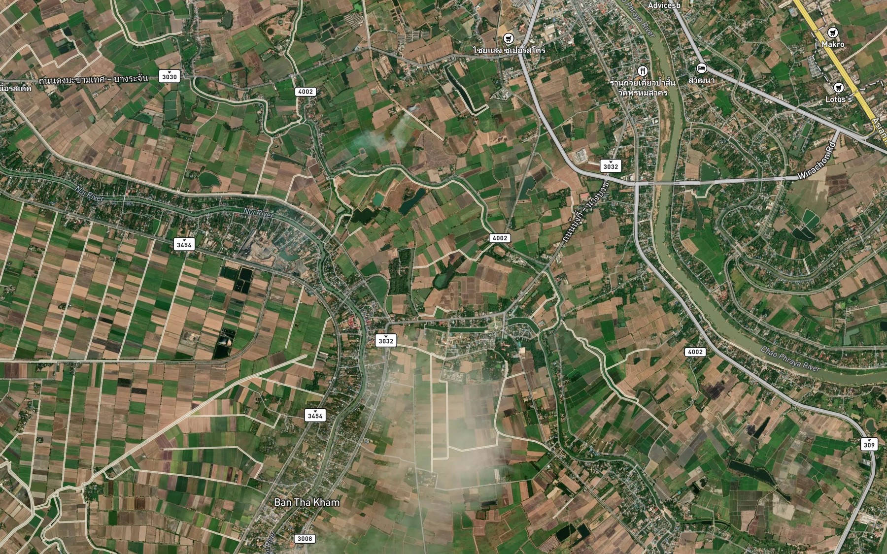 Satellite map of the Nong Bua