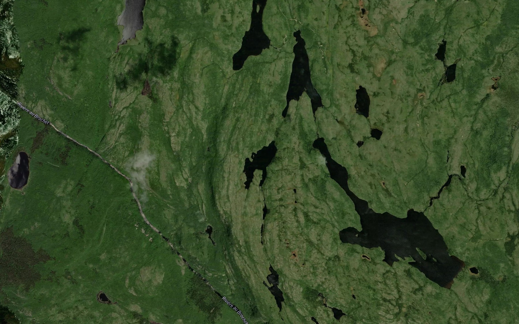 Satellite map of the Lac Lilas